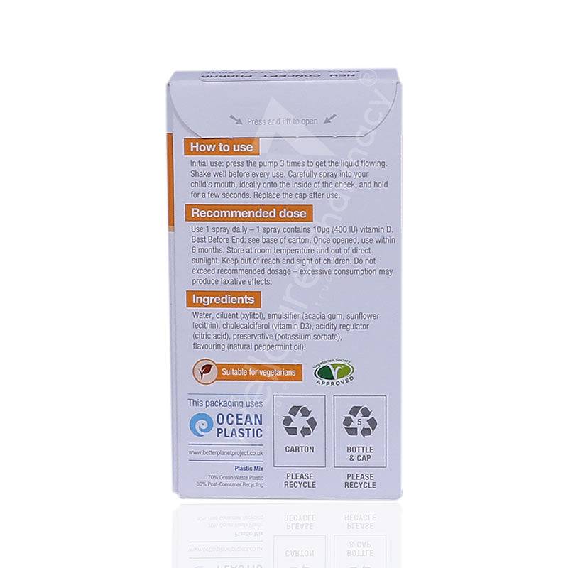 Dlux Junior Vitamin D Oral Spray 400Iu 15Ml