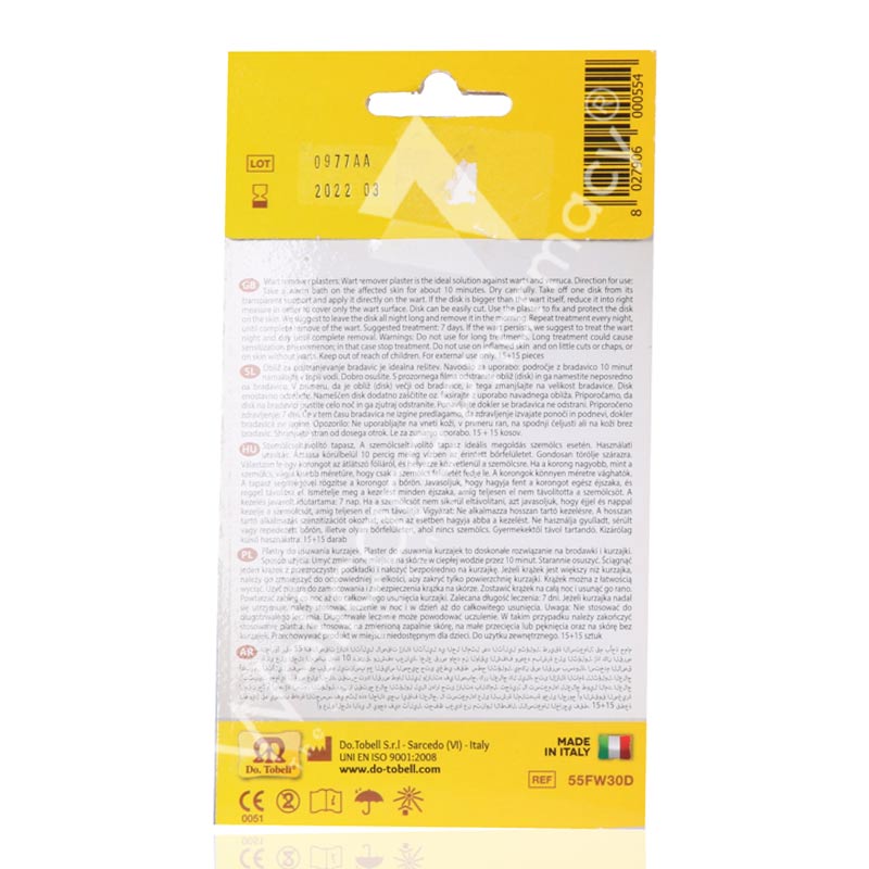 Do.Tobell Wart Remover Plasters 32'S