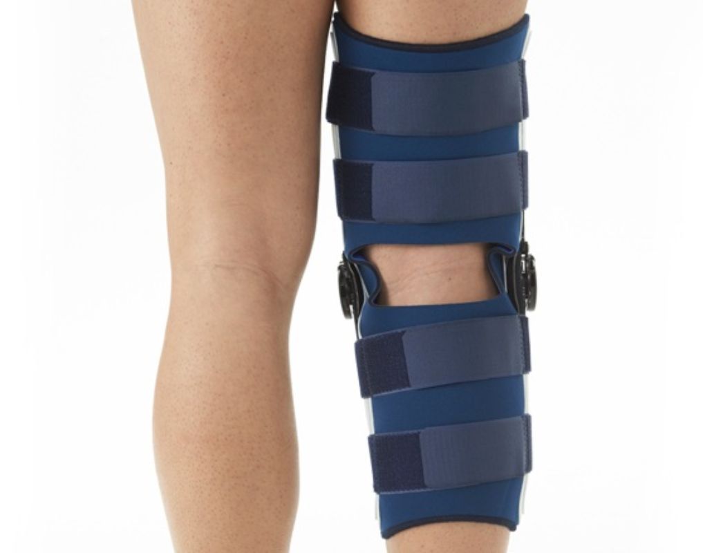 Dr.Med Rom Knee Brace With Dual Pin Lock Long K015 Large