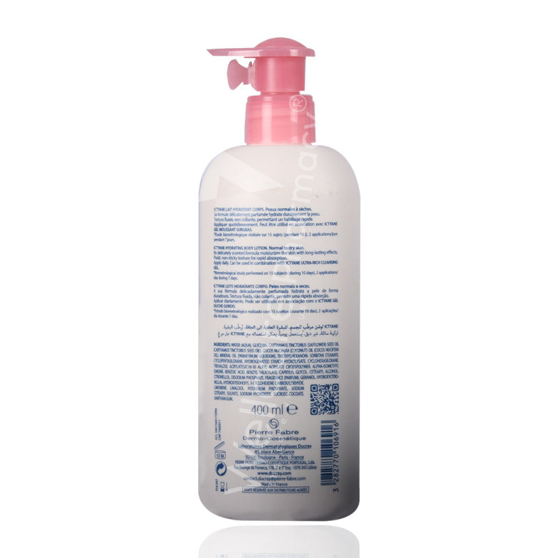 Ducray Ictyane Moisturizing Body Lotion 400ml