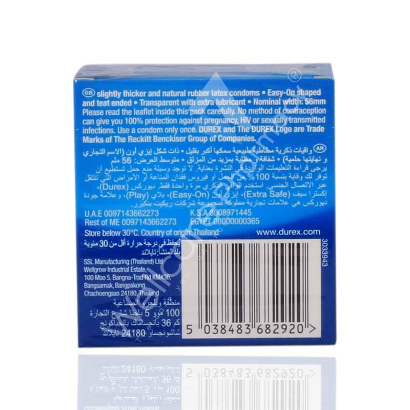 Durex Extra Safe Condoms 3'S - Wellcare Pharmacy