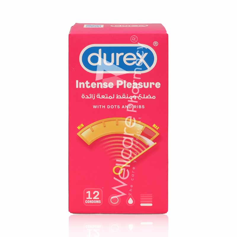 Durex Intense Pleasure Condoms 12'S