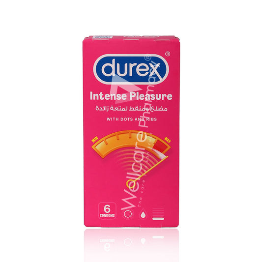 Durex Intense Pleasure Condoms 6'S