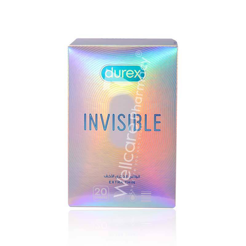 Durex Invisible Extra Thin Condom 20'S Durex Invisible Extra Thin Condom 20'S