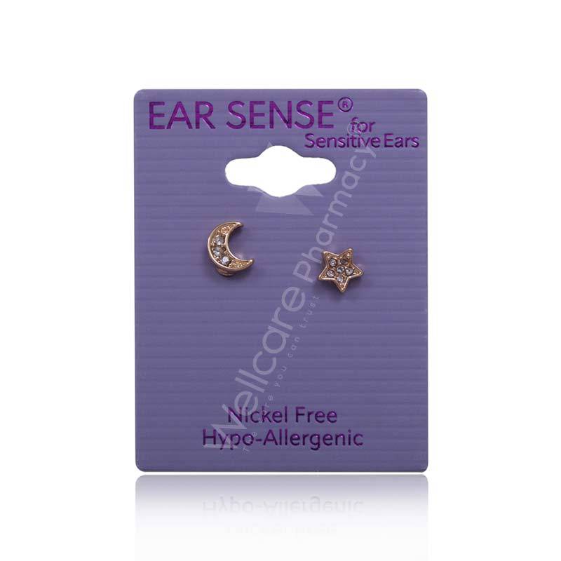 Ear Sense K29 Gold Star/Moon Mixed Studs