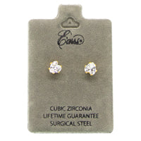 Earrs Eb468 Heart Shaped Cubic Zirconia