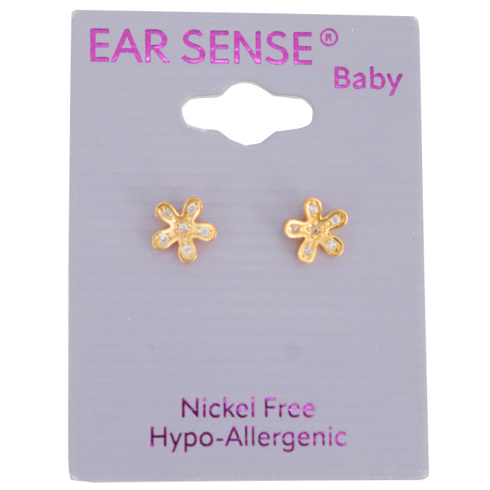 Earsense B10-Gold Flower With Cz Insert - Wellcare Pharmacy