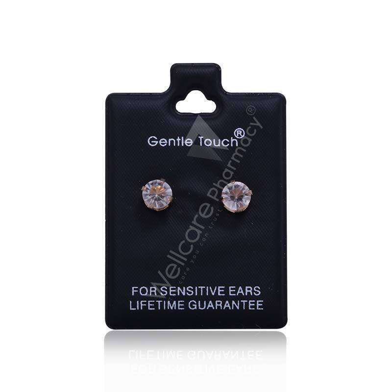 Earsense Gt21 Gold Crystal Studs