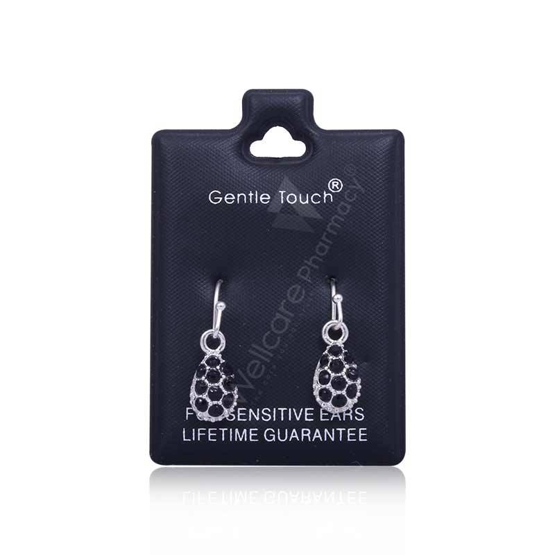 Earsense Gt38 Black Multifacted Silver Drop F/H