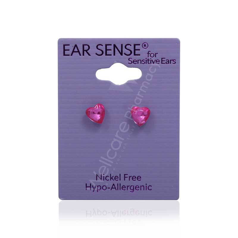 Earsense K15 6Mm Pink Crystal Heart