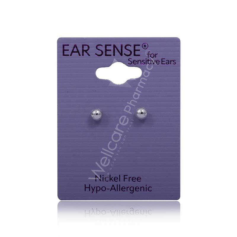 Earsense K2 4Mm Silver Studs