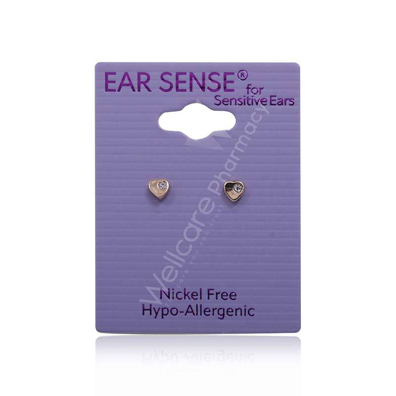 Earsense K25 3Mm Gold Crystal Studs