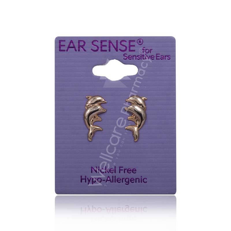 Earsense K33 Gold Dolphin Stud