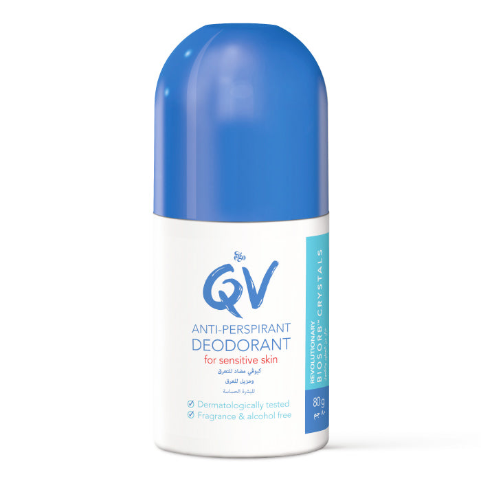 Ego Qv Anti-Perspirant Deodorant Roll On For Sensitive Skin 80g