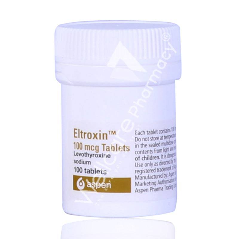 Eltroxin 100Mcg Tablets 100'S - Wellcare Pharmacy