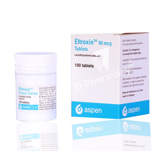 Eltroxin 50Mcg Tablets 100'S