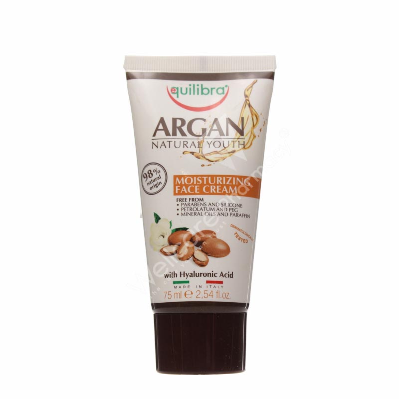 Equilibra Argan Nat Youth Moisturizing Face Cream 75Ml