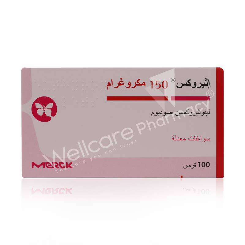 Euthyrox 150Mcg Tablets 100'S - Wellcare Pharmacy