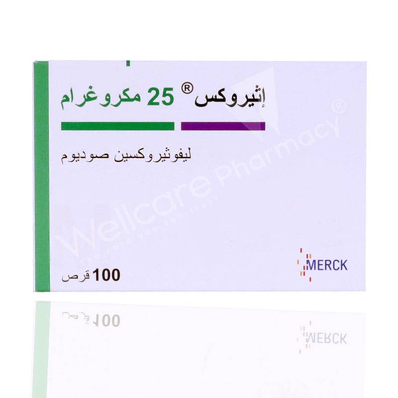 Euthyrox 25Mcg Tablets 100S' - Wellcare Pharmacy