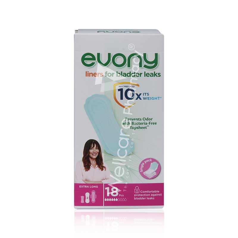 Evony Daily Bladder Pad Extra Long 18'S
