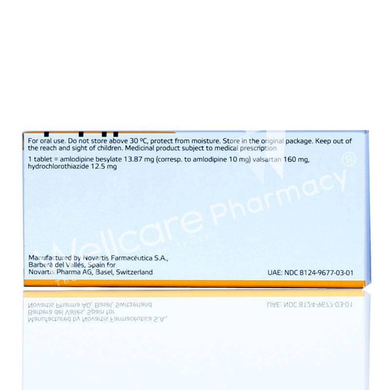 Exforge Hct 10/160Mg/12.5Mg Tablets 28'S - Wellcare Pharmacy