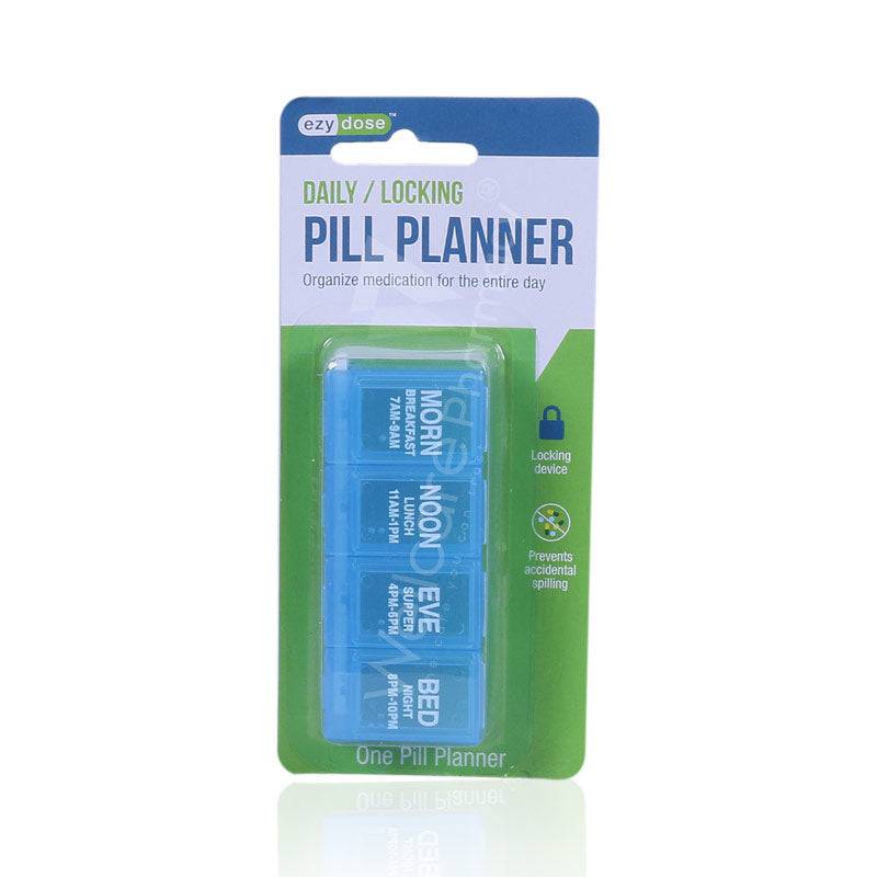 Ezy Dose 4 A Day Locking Pill Reminder - Wellcare Pharmacy