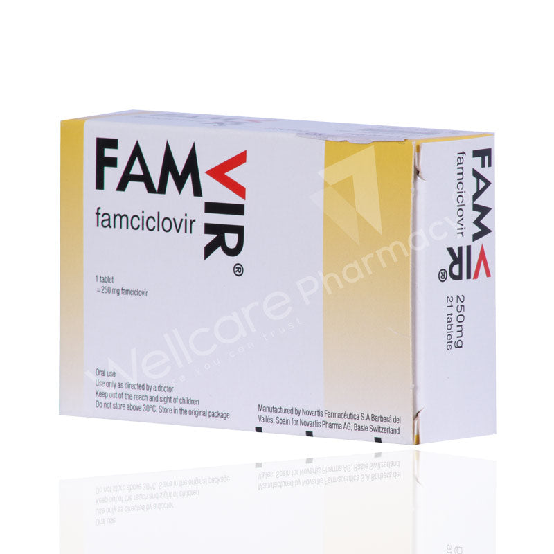 Famvir 250Mg Tablets 21'S