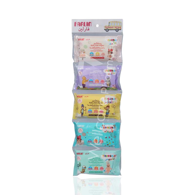 Farlin Baby Wet Wipes 5 Bag