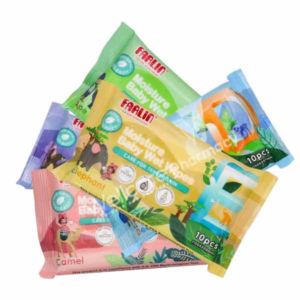Farlin Baby Wet Wipes(Safari Wipe) 5 Bag Ce-20114-5B