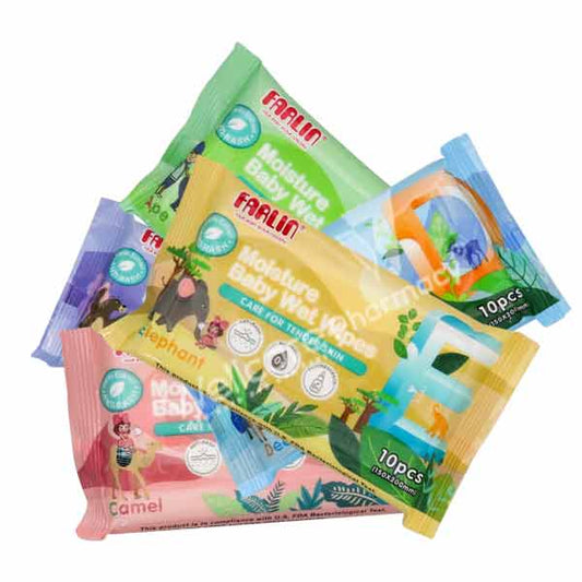 Farlin Baby Wet Wipes(Safari Wipe) 5 Bag Ce-20114-5B