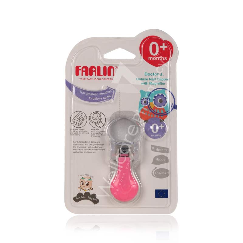 Farlin Deluxe Nail Clipper With Magnifier Bc-50006