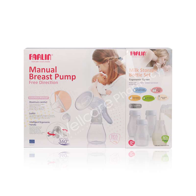Farlin Free Direction Manual Breast Pump Bf-640B