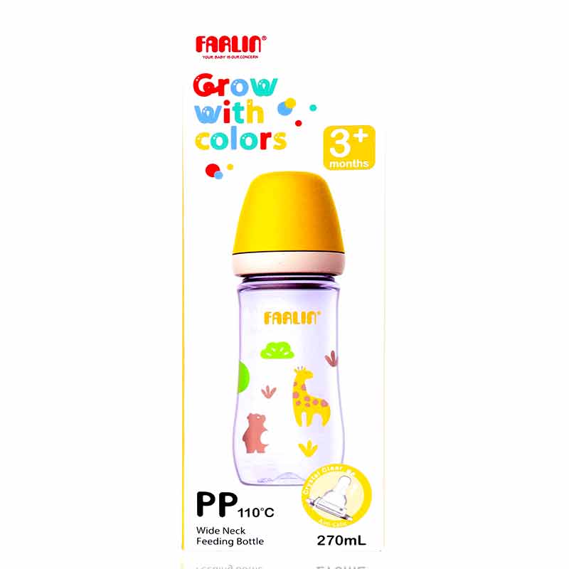 Farlin Pp Wide Neck Feeding Bottle 270ml Ab-42022(Y)