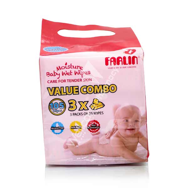 Farlin Wet Wipes Value Pack 2x85 170'S Dt-006a-3c