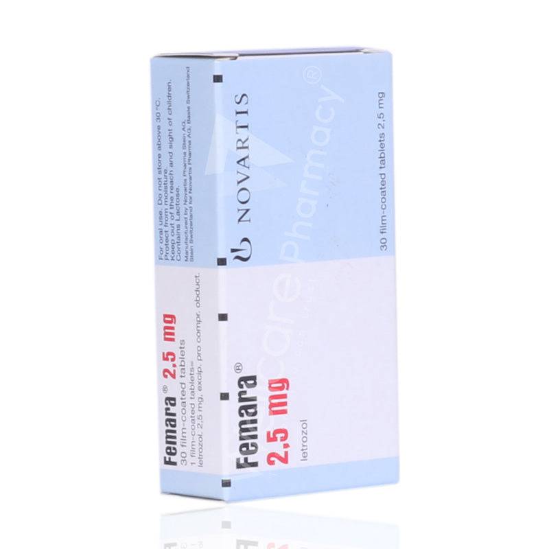 Femara 2.5Mg Tablets 30'S - Wellcare Pharmacy