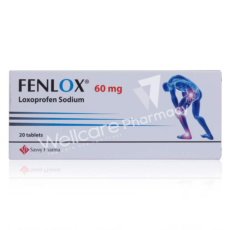 Fenlox 60mg Tablets 20'S - Wellcare Pharmacy