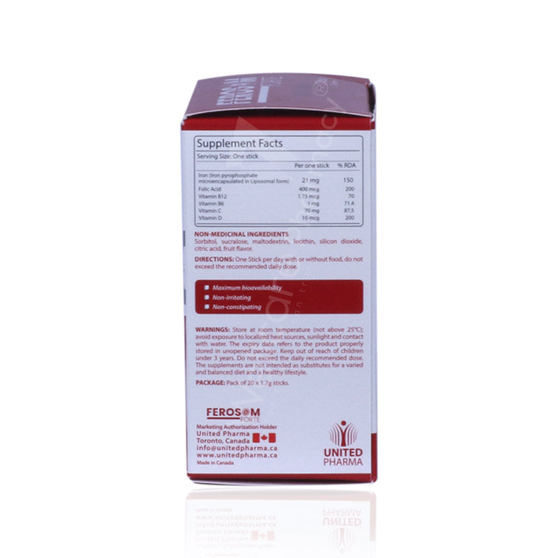 Ferosom Forte Sticks 20'S