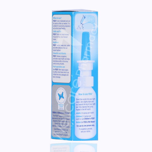 Fess Saline Nasal Spray 30Ml Blue