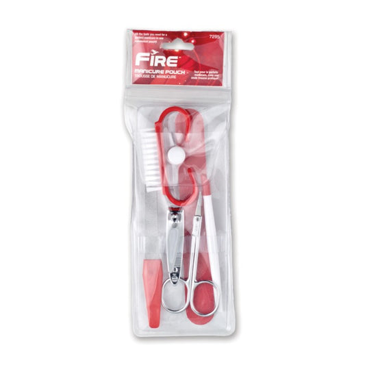 Fire Manicure Pouch