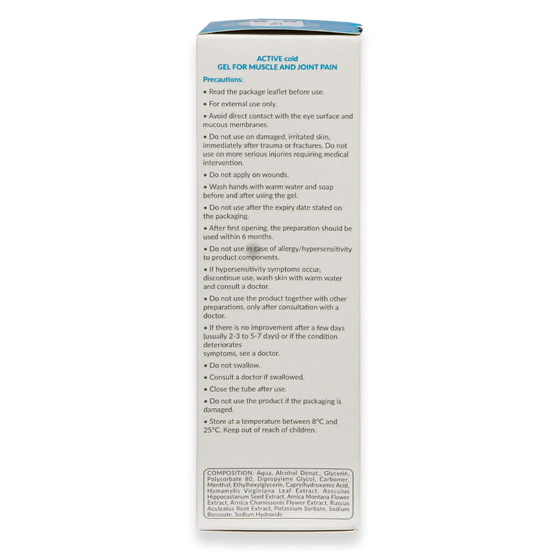 Floslek Active Cold Gel For Muscle & Joint Pain 100ml