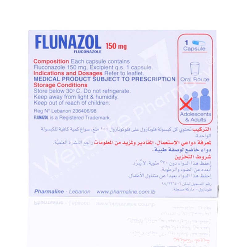 Flunazol 150mg Capsules 1'S