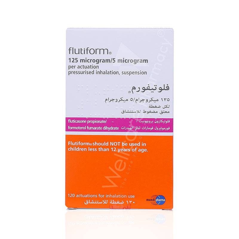 Flutiform 125/5 Mcg Inhaler - Wellcare Pharmacy