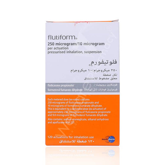 Flutiform 250/10 Mcg Inhaler