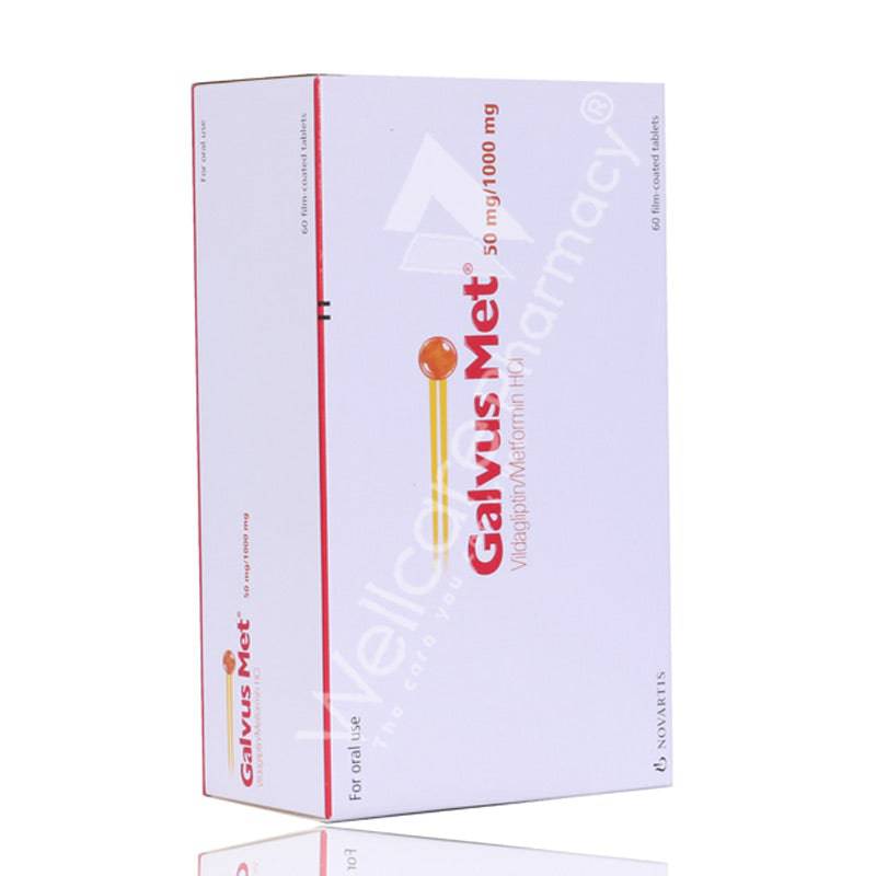 Galvus Met 50/1000Mg Tablets 60'S - Wellcare Pharmacy