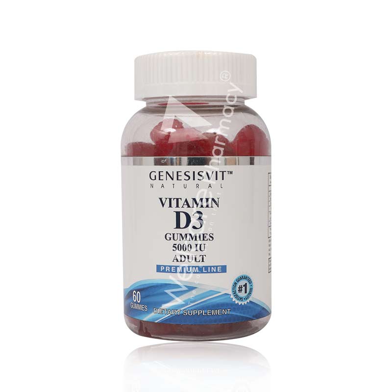 Genesisvit Vitamin D3 5000Iu Adult Gummies 60'S