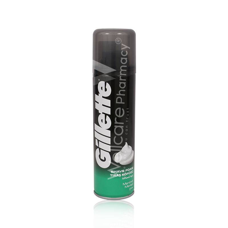 Gillette Shave Foam Menthol 200Ml - Wellcare Pharmacy