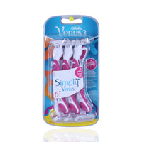 Gillette Simply Venus 3 Plus Pink 6'S