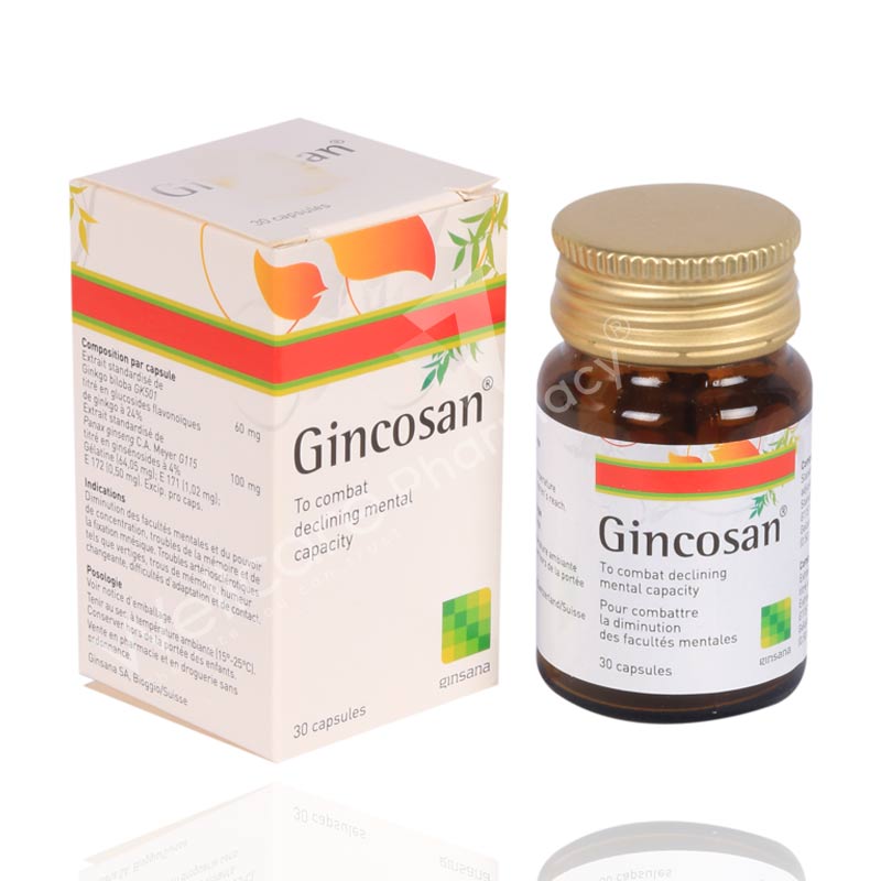 Gincosan Capsules 30'S