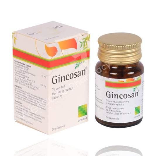 Gincosan Capsules 30'S