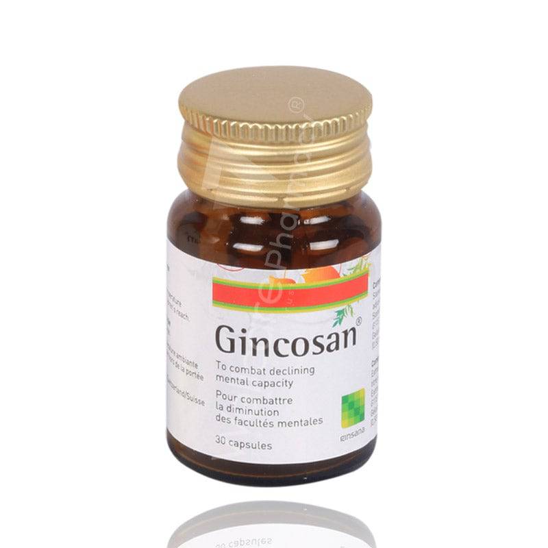 Gincosan Capsules 30'S - Wellcare Pharmacy